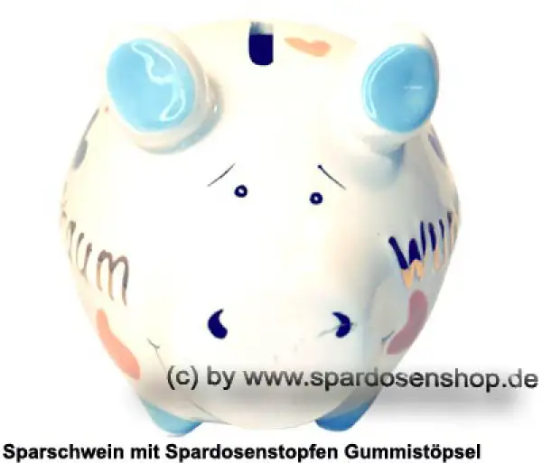 Sparschwein Kleinsparschwein 3D Wunschtraum Goldedition Keramik B